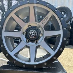 Icon Rebound 17x8.5 6x135 Matte Titanium