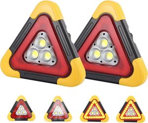LED Emergency Triangle Solar Charging Safety Triangle 5 Mode