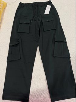 NEW alo charcoal green pants size L