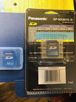 Panasonic SD card 16 MB