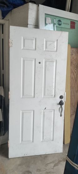 Exterior all metal door top bottom size corner 36x79 $100