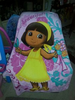 Large dora soft blanket