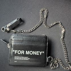 Off White Wallet and Belt Chain