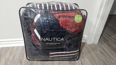 NAUTICA TWIN COMFORTER SET,  NEW