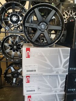 20" staggered Niche Attair wheels 5x4.5