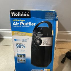 Holmes HEPA air purifier cleans your air, fits your Life! Brand new in box seals