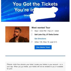 Bad Bunny Most Wanted Tour Wednesday February 21st 
