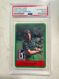 Fred Couples PSA Authentic signed RC