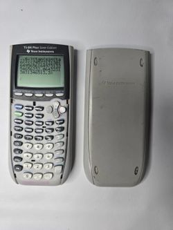 Texas Instruments TI-84 Plus Silver Edition Calculator With Cover Works