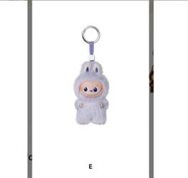 LABUBU PIN FOR LOVE "E" Vinyl Plush Pendant Authentic NWT