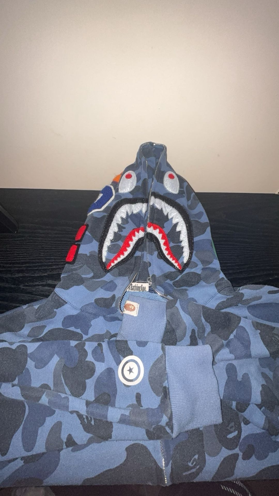 Blue Bape Hoodie