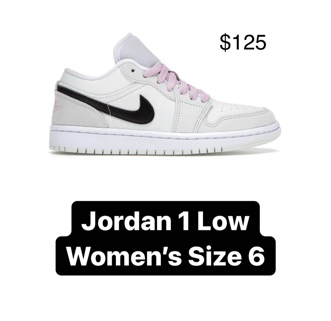 Jordan one low Woman Size 6