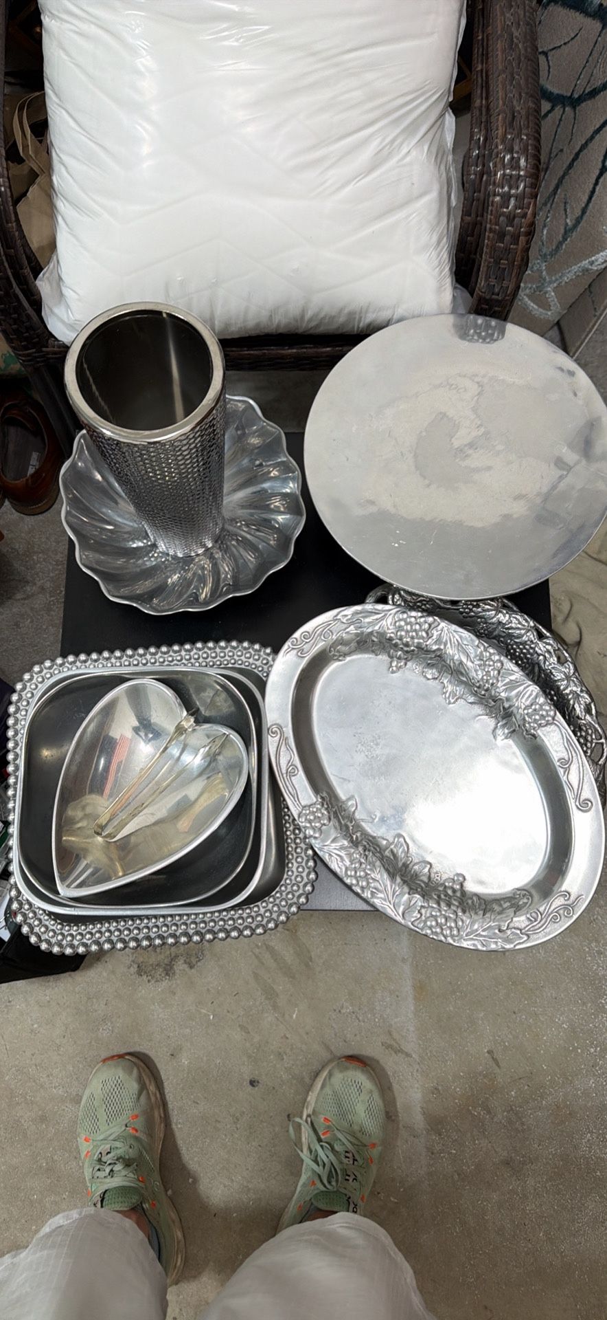 Pewter Serving Set