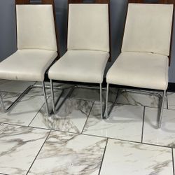 3 Ofeithe Chime Vinyl. Chairs  