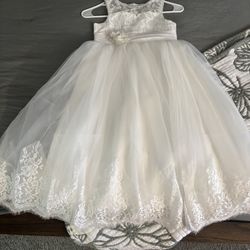 White Kids Dress 