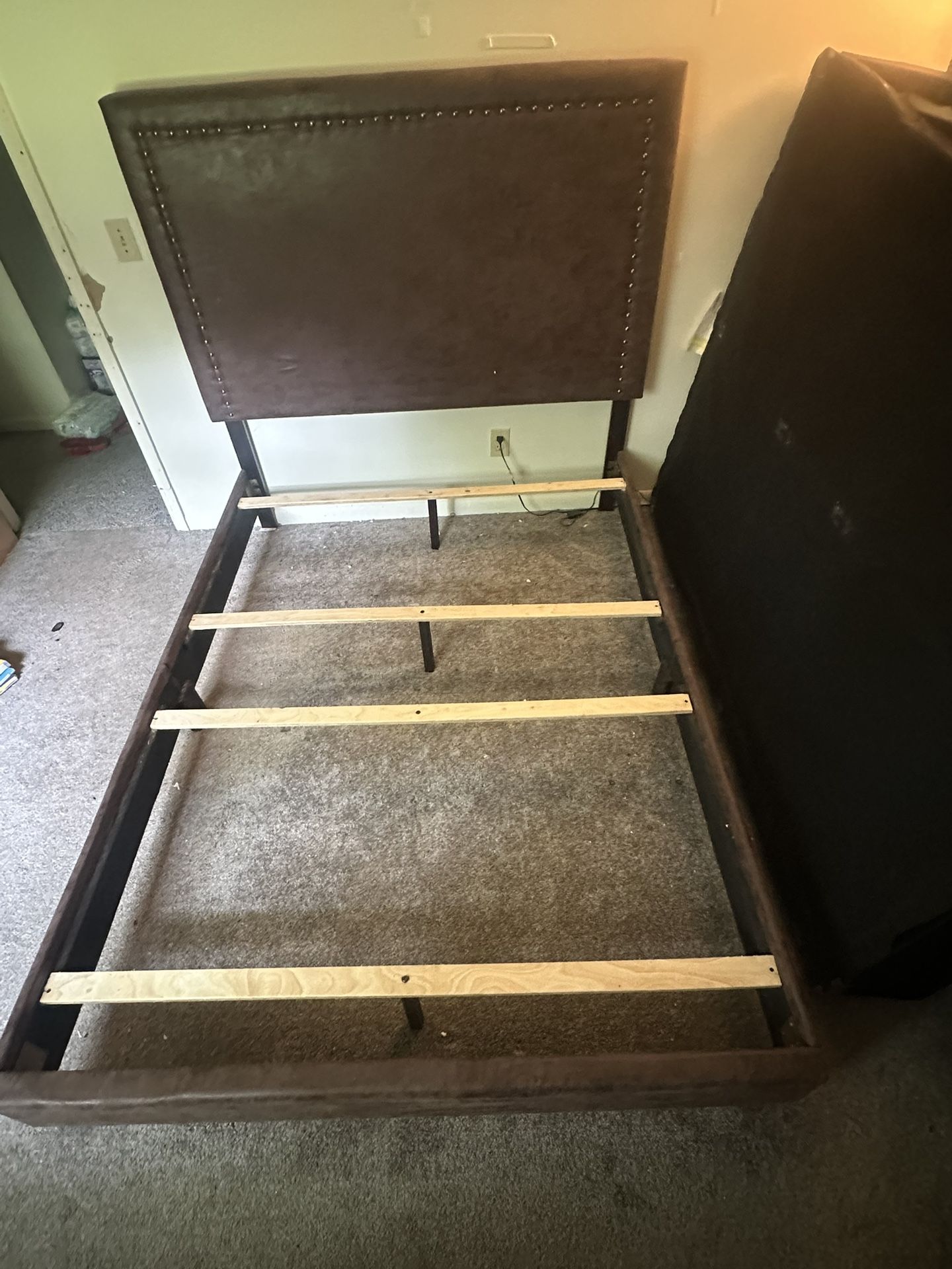 Brown Queen Bed Frame