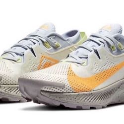 Nike Pegasus Trail 2 Pure Platinum Fossil Laser Orange Women's CK4309-001 