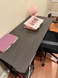 Lamp, desk, chair NEED TO SELL ASAP