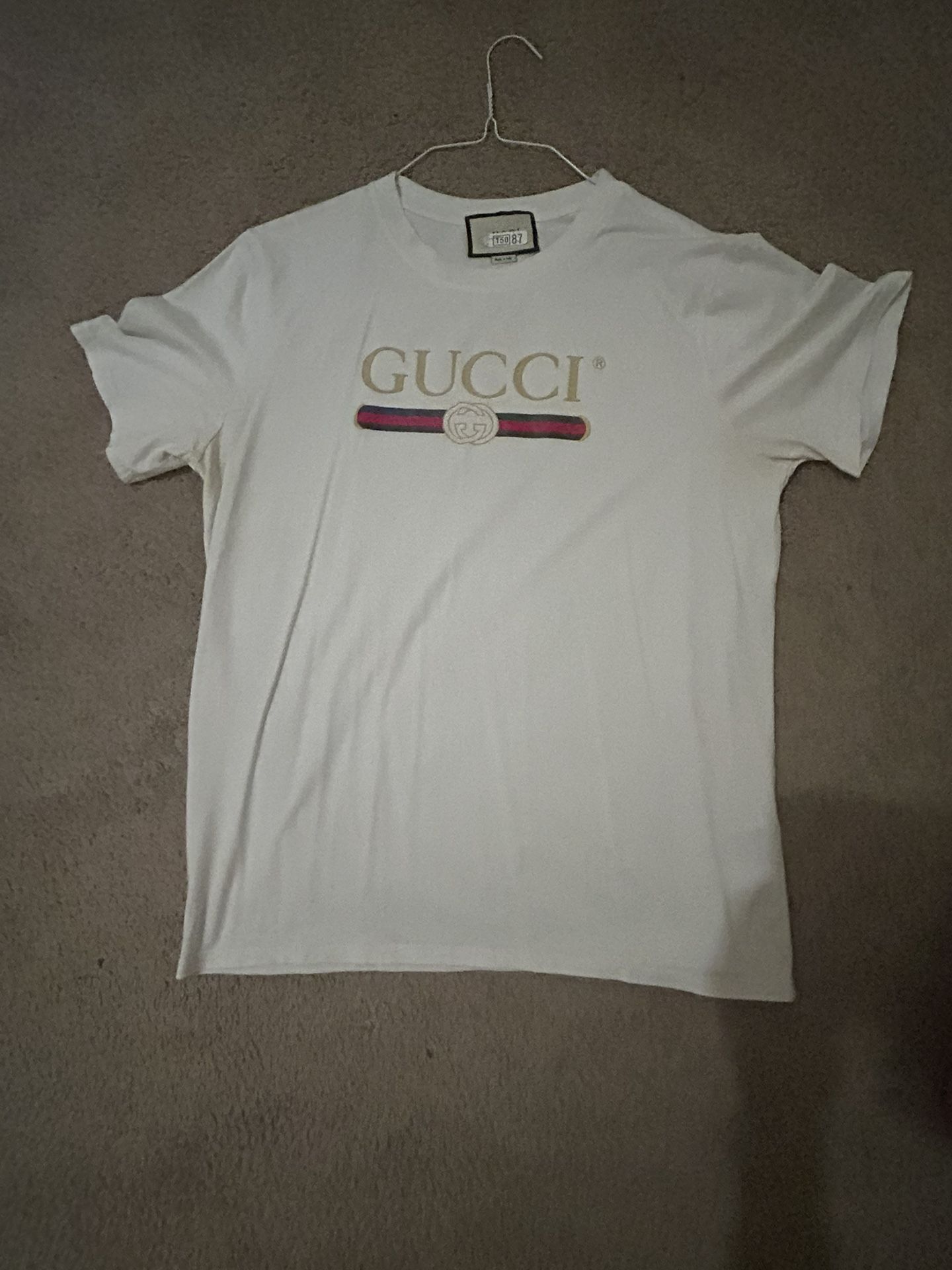 Gucci Logo T Shirt Size L