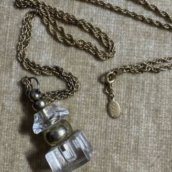 VINTAGE JOAN RIVERS NECKLACE AND PENDANT