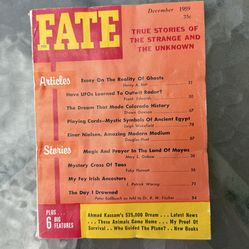 Vintage FATE Magazine, December 1959