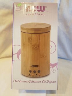 Real Bamboo Wood Essential Oil Diffuser
