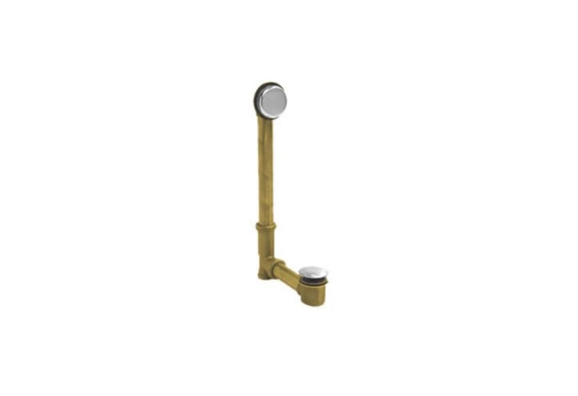 Mountain Plumbing BDWUNV22/CPB 20 To 26 Inch Soft Toe Touch Style Bath Waste and Overflow Drain, Polished Chrome - source: https://www.kbauthority.com