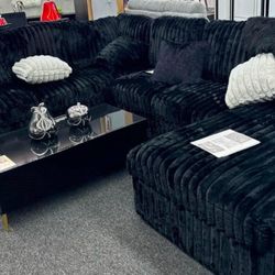 Limited Stock Black and Grey U Shaped Sectionals Finance Available No Credit Needed With Only 49$ Down 