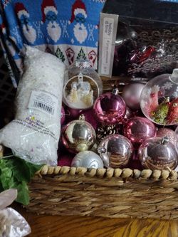 Estoy Vendiendo Canasta Navideña Con Decoración