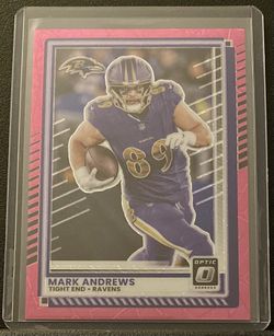 2025 Donruss Optic Mark Andrews Pink Velocity #60/99