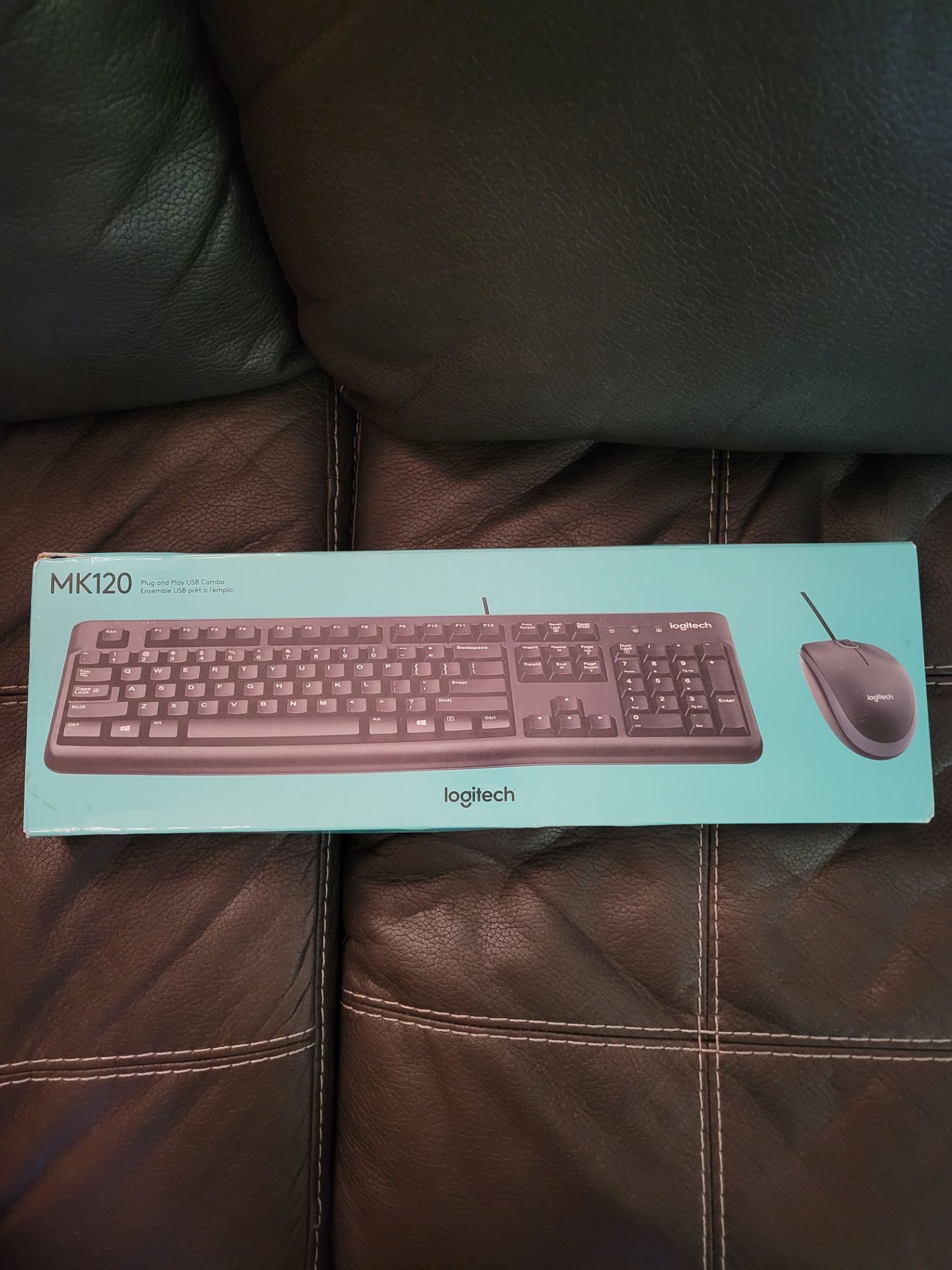 LOGITECH MK120 WIRED KEYBOARD & MOUSE!