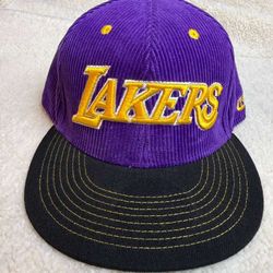 Los Angeles Lakers Official NBA Ultra Games SnapBack Hat Cap Free size