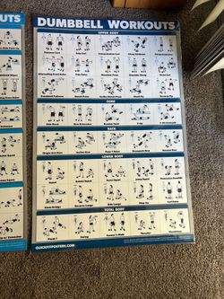 3 Workout Laminated Posters
