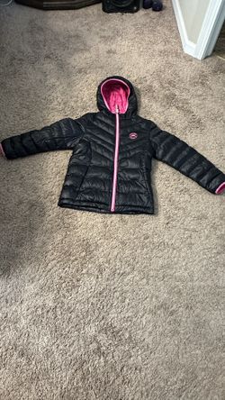 Girls Black/pink winter Coat