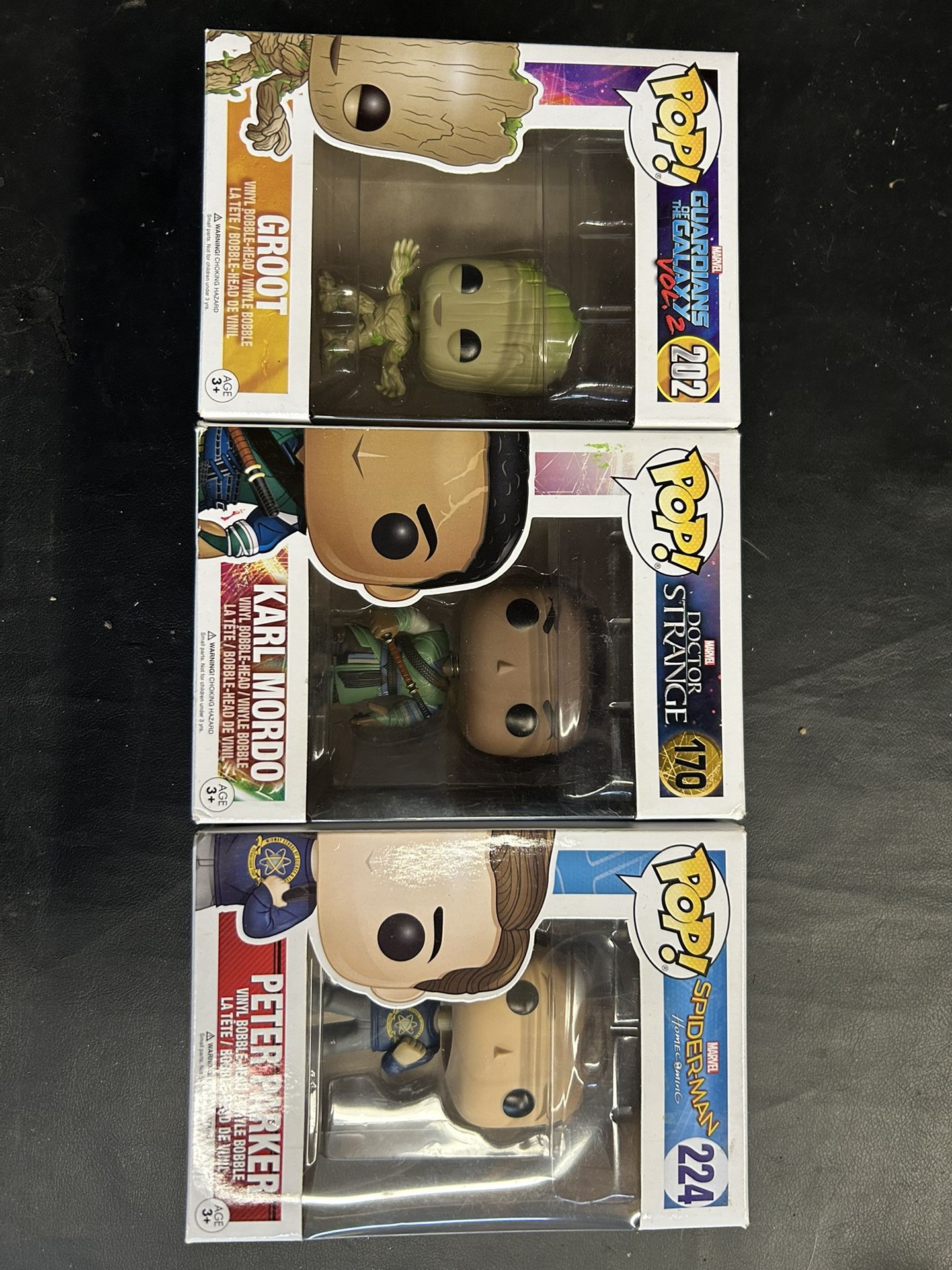 Marvel Pop Figure 3 Character Lot