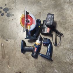 Ryobi 18v Combo Pack W/battery And Charger 