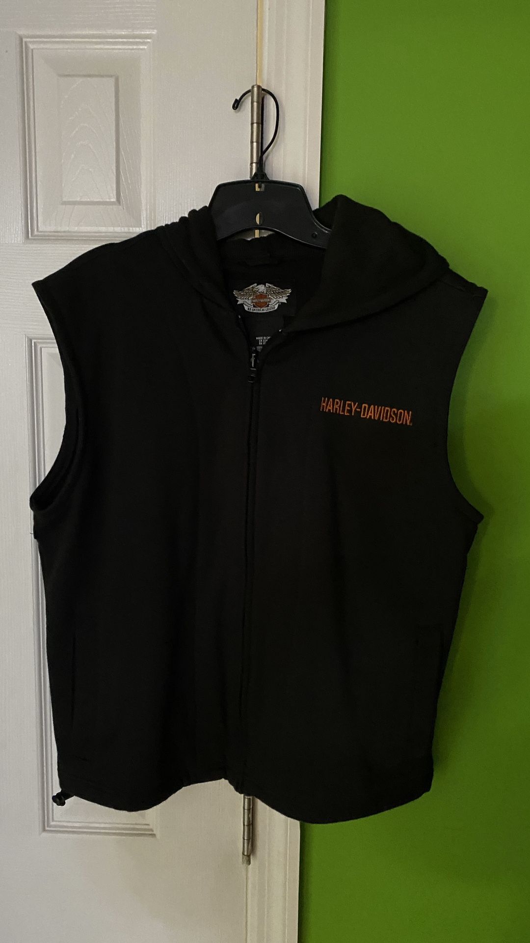 Harley-Davidson Sleeveless Hoodie(Size M)