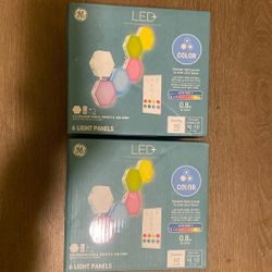 new GE LED+ 6light hexagon modular panels 2pack