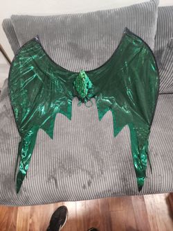 Metallic green Dragon fairy wings