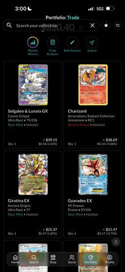 Pokemon tcg/cards