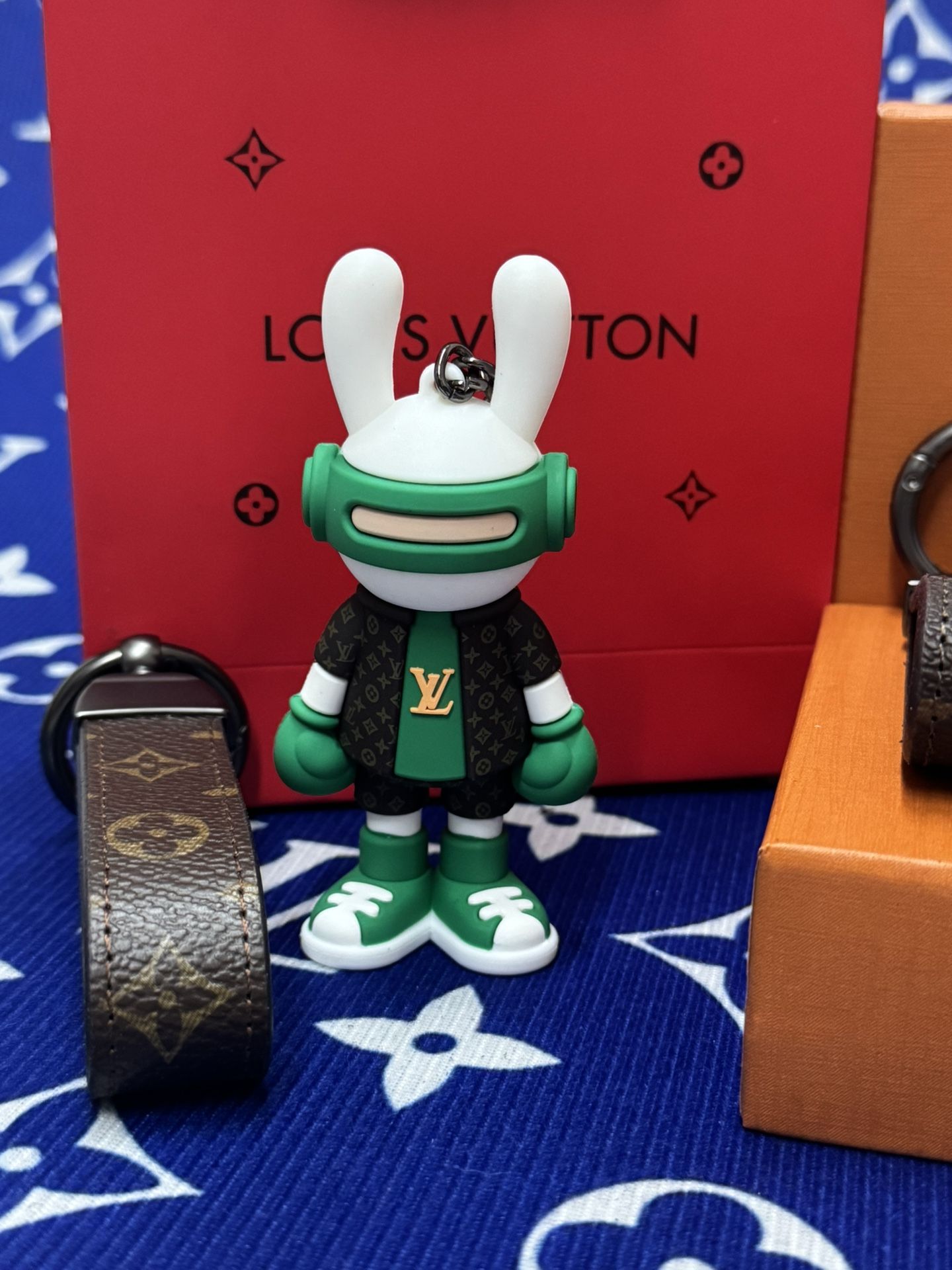 Louis Vuitton Bunny & Leather Strap Combo Set - New in Box Luxury Gift