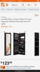 Jewelry Make Up Lock Box