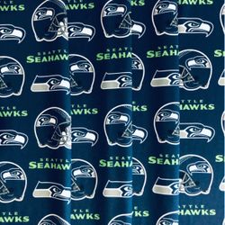 Seahawks Football Pattern Fabric/Tela Deportes Football