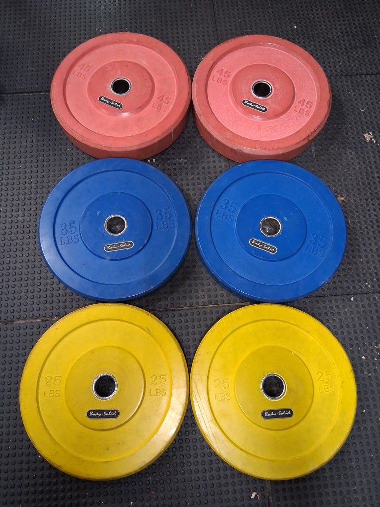 Body Solid Bumper Weight Set 