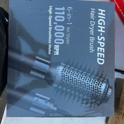 High-Speed Hair Dryer Brush 6-in-1 – Brand New Sealed