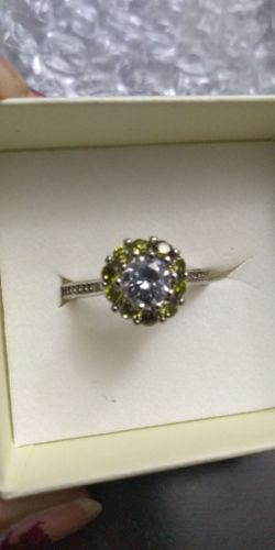 10 size silver plated 925 ring