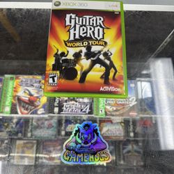 Guitar Hero World Tour Xbox 360 $30 Gamehogs 11am-7pm