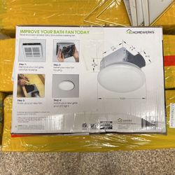 Brand New Bathroom Ventilation Fan With LED Light