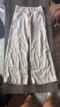 Y2k low rise linen pants