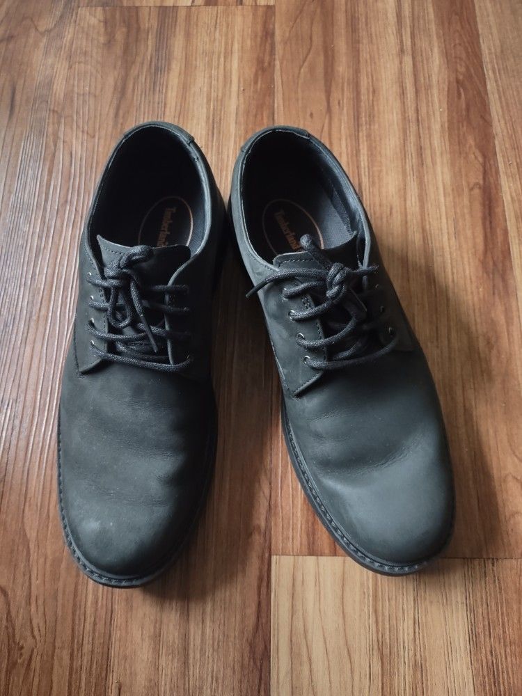 Timberland Metro Weatherbuck Black Nubuck Leather Waterproof Shoes 78534 Size 7M